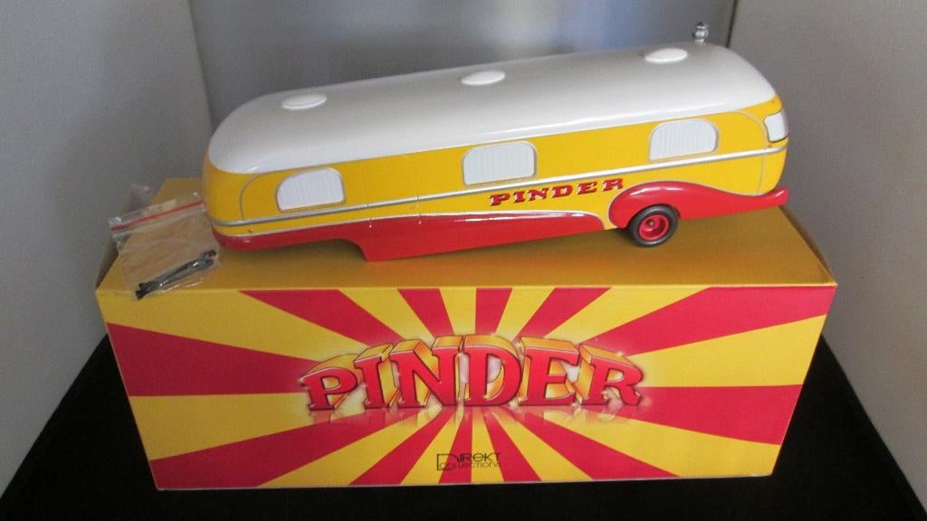 Circus Pinder Slaapwagen Oplegger 1:43, Hobby en Vrije tijd, Ophalen of Verzenden, Nieuw, Bus of Vrachtwagen, Overige merken