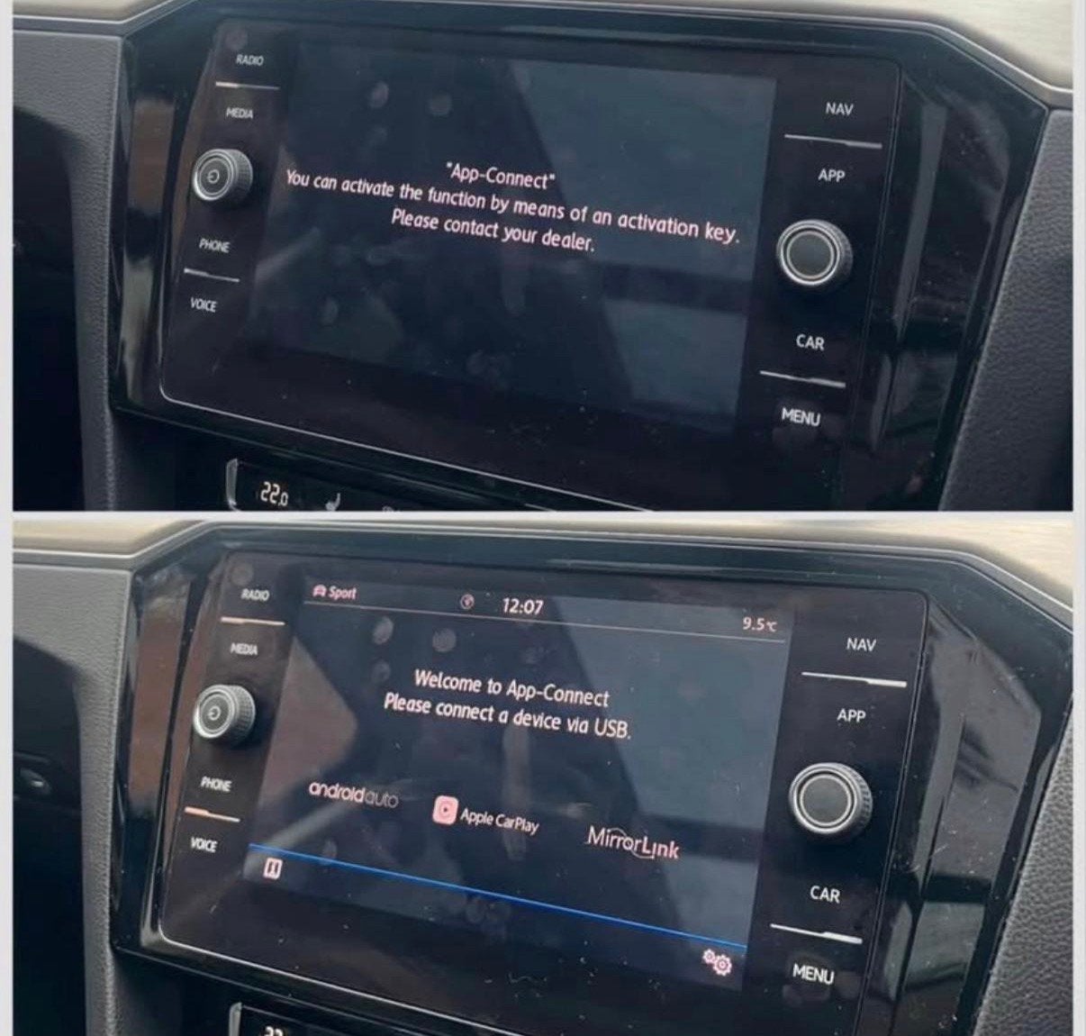 Apple Carplay & Android Auto Volkseagen, Audi, Seat & skoda, Ophalen, Zo goed als nieuw