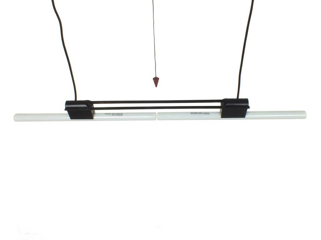 Set van 2 moderne buislampen, Ophalen of Verzenden, Gebruikt, Metaal, 75 cm of meer