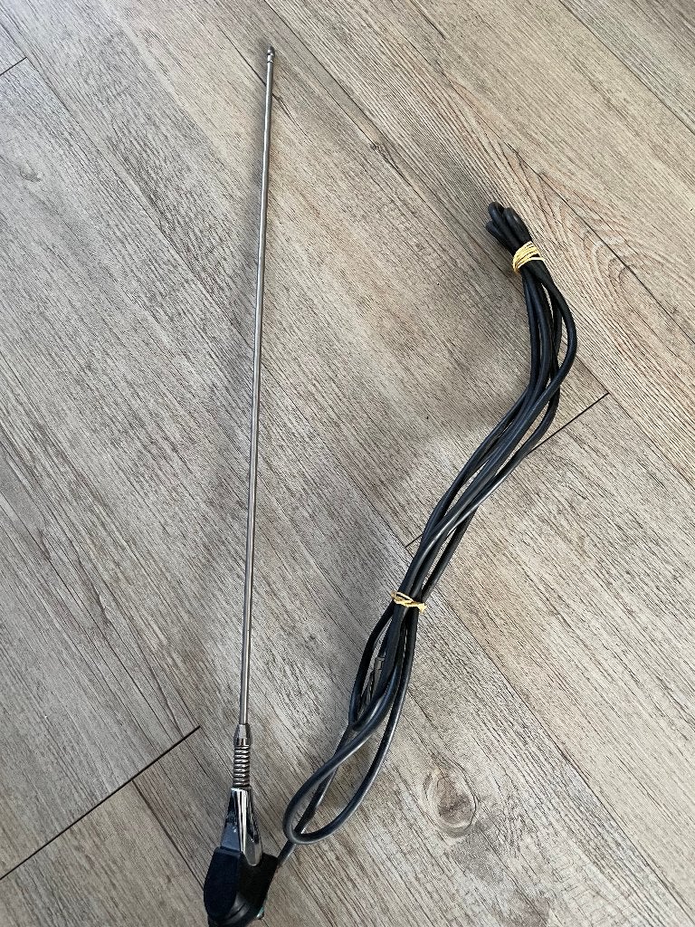 Oldtimer RVS chrome dakantenne, Ophalen of Verzenden, Zo goed als nieuw