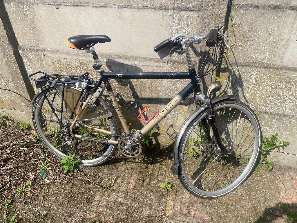 RIH Z-900 hybride herenfiets versnellingen Shimano Deore, Gebruikt, Velgrem, Versnellingen, 57 tot 61 cm