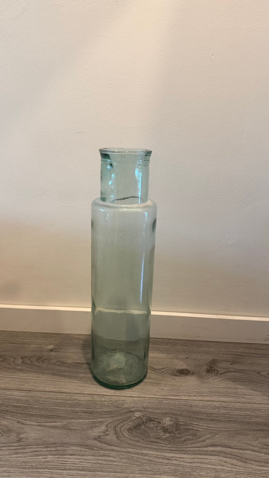 Casa vaas lang, Ophalen, Zo goed als nieuw, Transparant, Glas