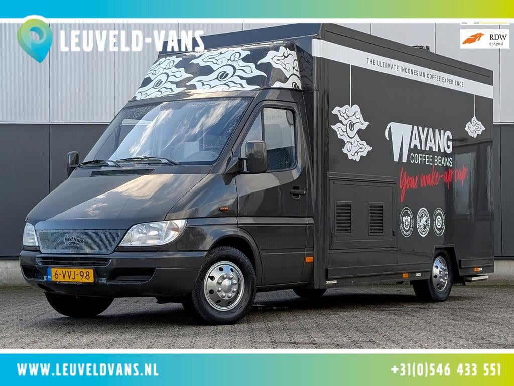 Mercedes-Benz Sprinter 308CDI FOODTRUCK GENERATOR KANTELDAK, Auto's, Bestelauto's, Bedrijf, Te koop, ABS, Centrale vergrendeling