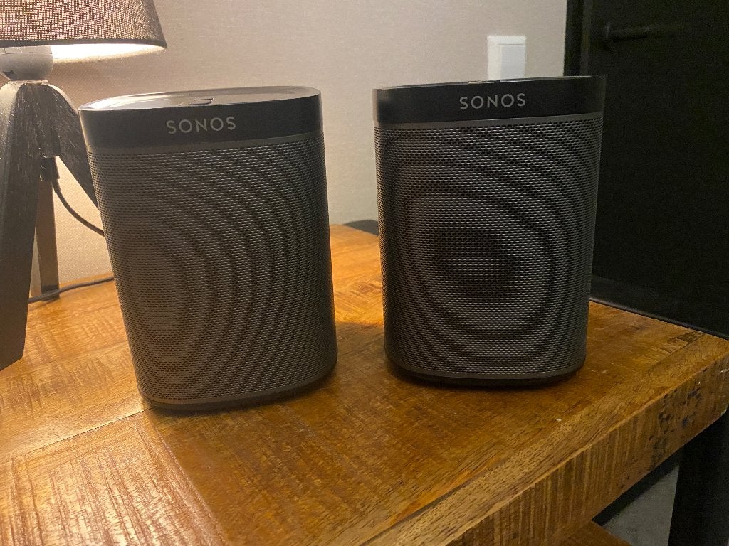 Sonos Play one  per paar, Audio, Tv en Foto, Ophalen of Verzenden, Gebruikt, Minder dan 60 watt, Sonos