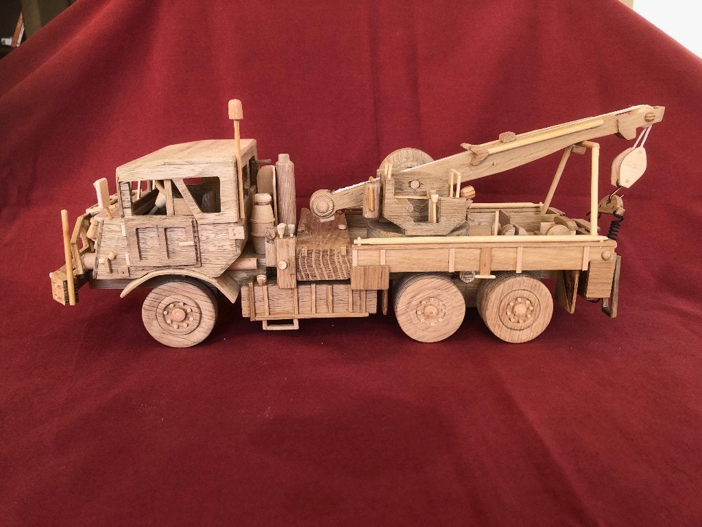 DAF YB 616 Bergingsvoertuig Nederlandsleger uit jaren 60tig., Ophalen of Verzenden, Landmacht, Nederland, Miniatuur of Beeldje