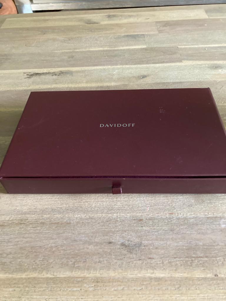 Davidoff grijze leren portemonnee helemaal nieuw!, Overige merken, Leer, Nieuw, Ophalen of Verzenden