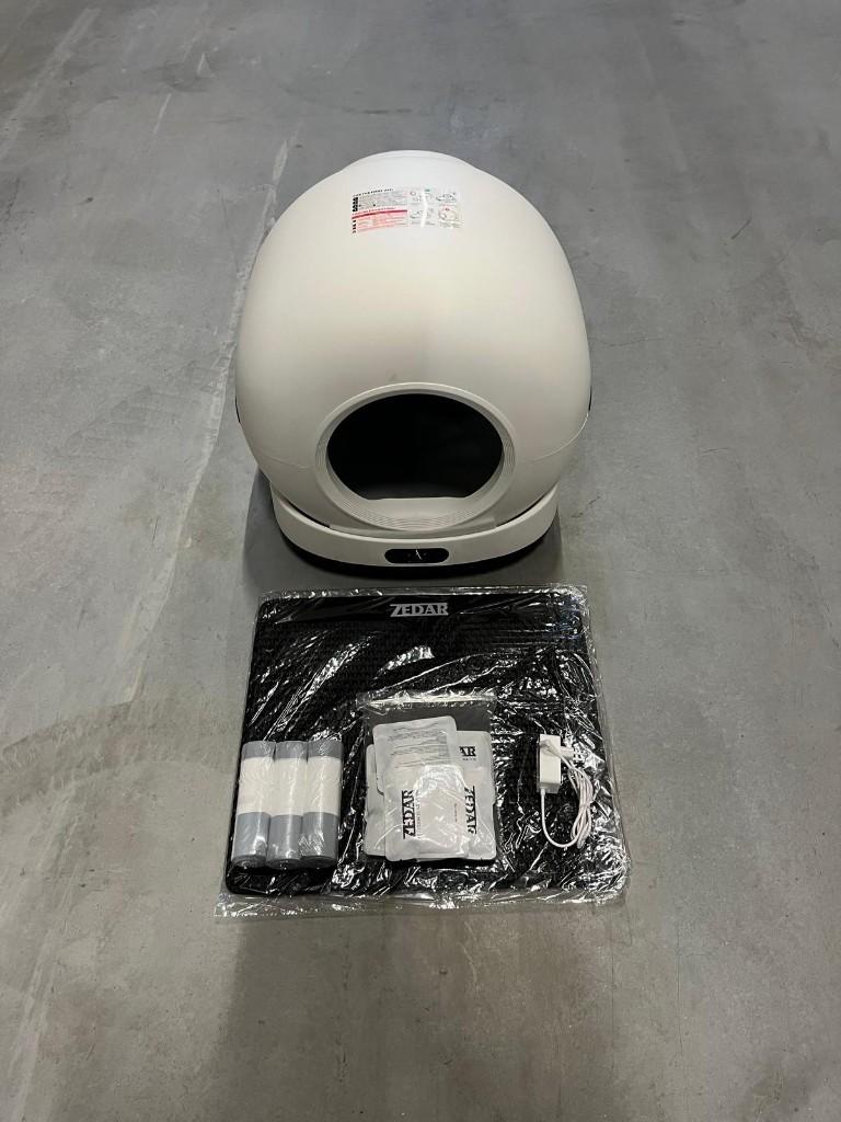 Automatische Kattenbak - Zedar K1200 PRO, Dieren en Toebehoren, Kattenbakken, Zo goed als nieuw, Open, Zelfreinigend, Ophalen of Verzenden