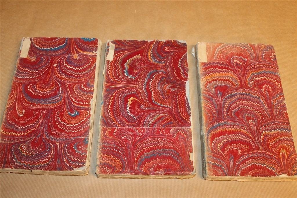 Elizabeth Musch — J. van Lennep — Complete Set 3 Delen 1850, Antiek en Kunst, Antiek | Boeken en Bijbels, Ophalen of Verzenden