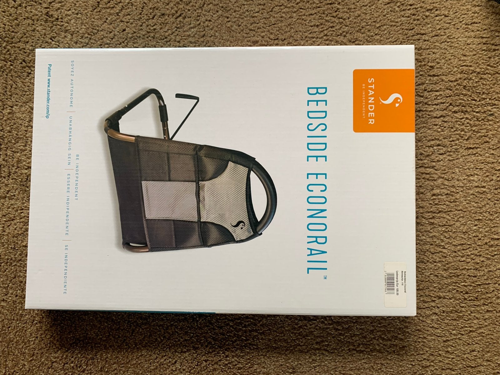 Stander Bedside Econorail Bedsteun, Diversen, Ophalen, Zo goed als nieuw