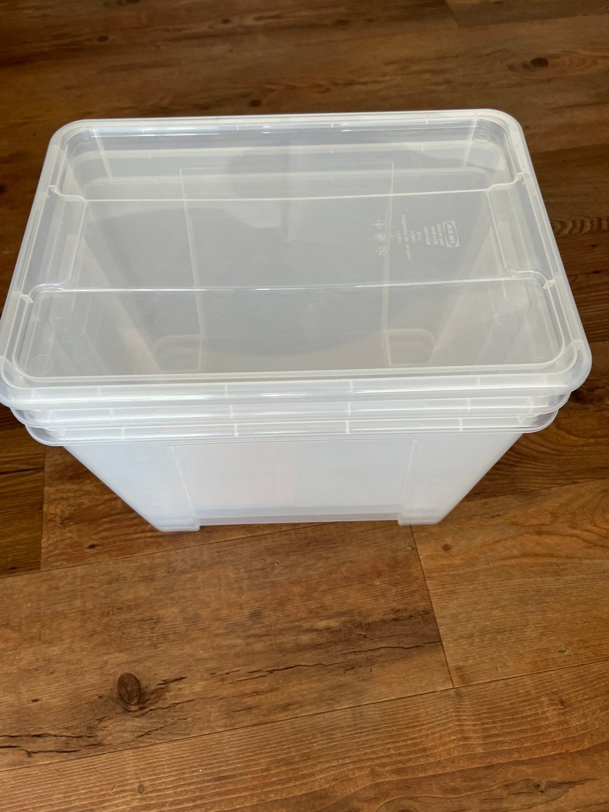 Ikea Opbergdozen transparant, Doe-het-zelf en Verbouw, Overige typen, Minder dan 35 cm, Minder dan 50 cm, Ophalen of Verzenden