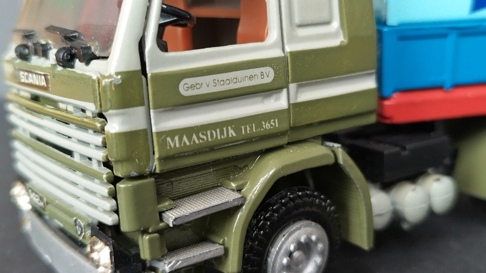 Scania 142 H gebr. van Staalduinen Maasdijk 1;50 Tekno Pol, Verzenden, ., Tekno ., Tekno