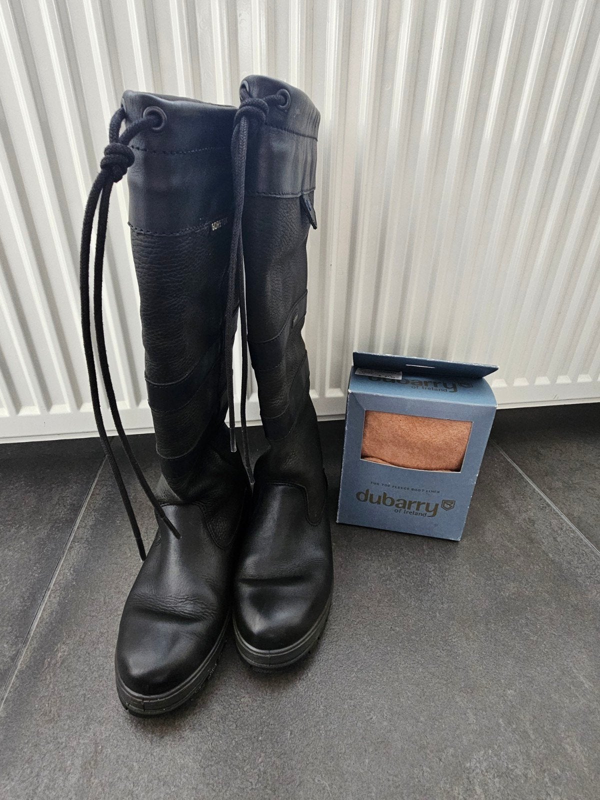 Dubarry laarzen, zwart, maat 37,5 (4,5), Gore-tex, Kleding | Dames, Ophalen, Hoge laarzen, Zwart, Gedragen