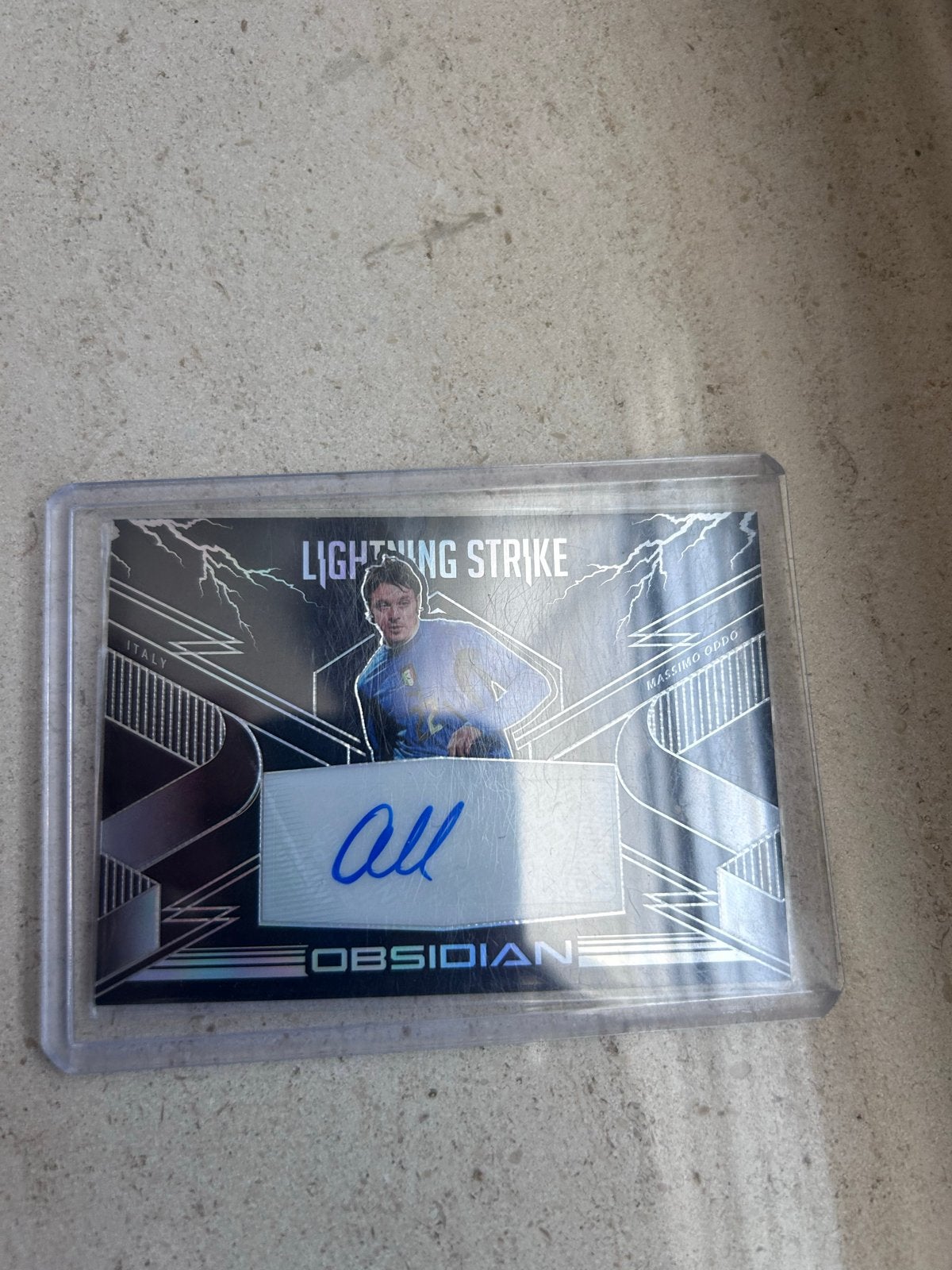 Massimo Oddo auto Panini Obsidian 124/149, Verzamelen, Ophalen of Verzenden, Zo goed als nieuw, Buitenlandse clubs, Spelerskaart