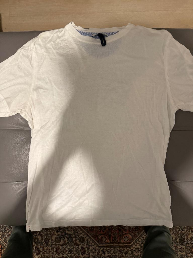 Gran Sasso wit t-shirt 50, Kleding | Heren, Ophalen, Gedragen, Maat 48/50 (M), Wit