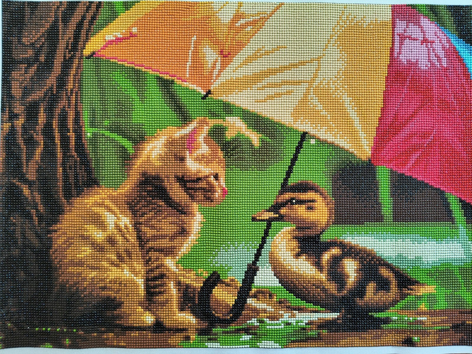 Diamond painting dieren, Verzenden, Nieuw, Dieren, Knutselwerk