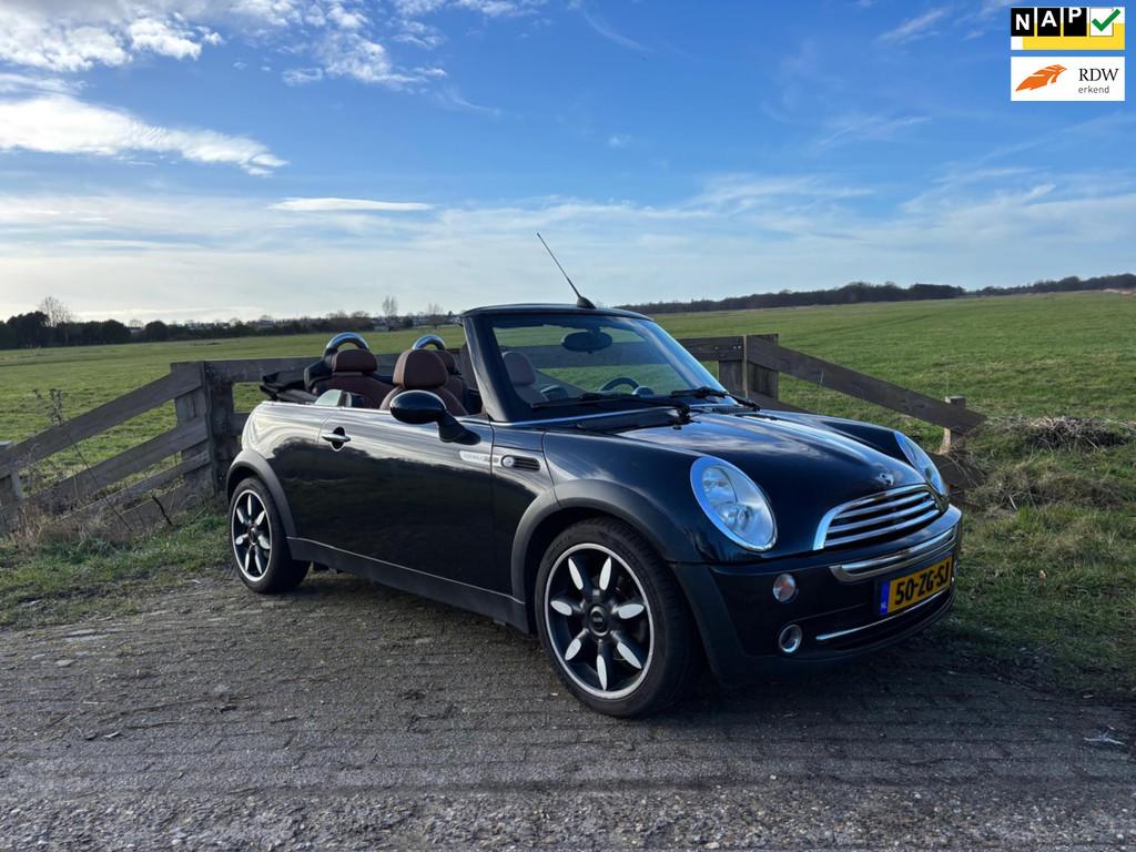 Mini Mini Cabrio 1.6 Cooper Sidewalk Cabrio,, Auto's, Mini, Voorwielaandrijving, Gebruikt, 4 cilinders, Cabriolet