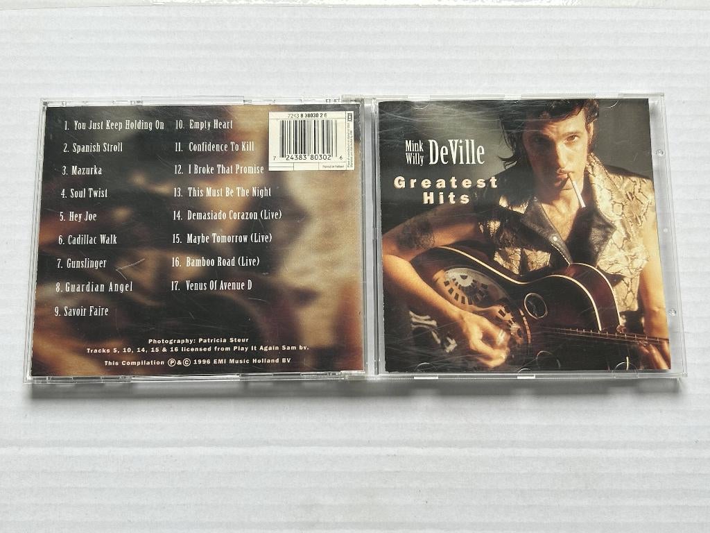 CD - Mink DeVille / Willy DeVille – Greatest Hits, Cd's en Dvd's, Cd's | Rock, Ophalen of Verzenden, Zo goed als nieuw, Poprock