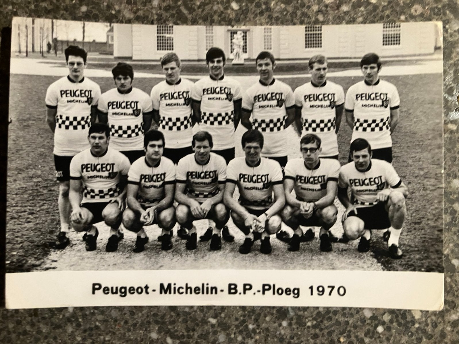 Peugeot - ploegkaart wielrennen 1970, Verzenden, Gebruikt, Buitenlandse clubs