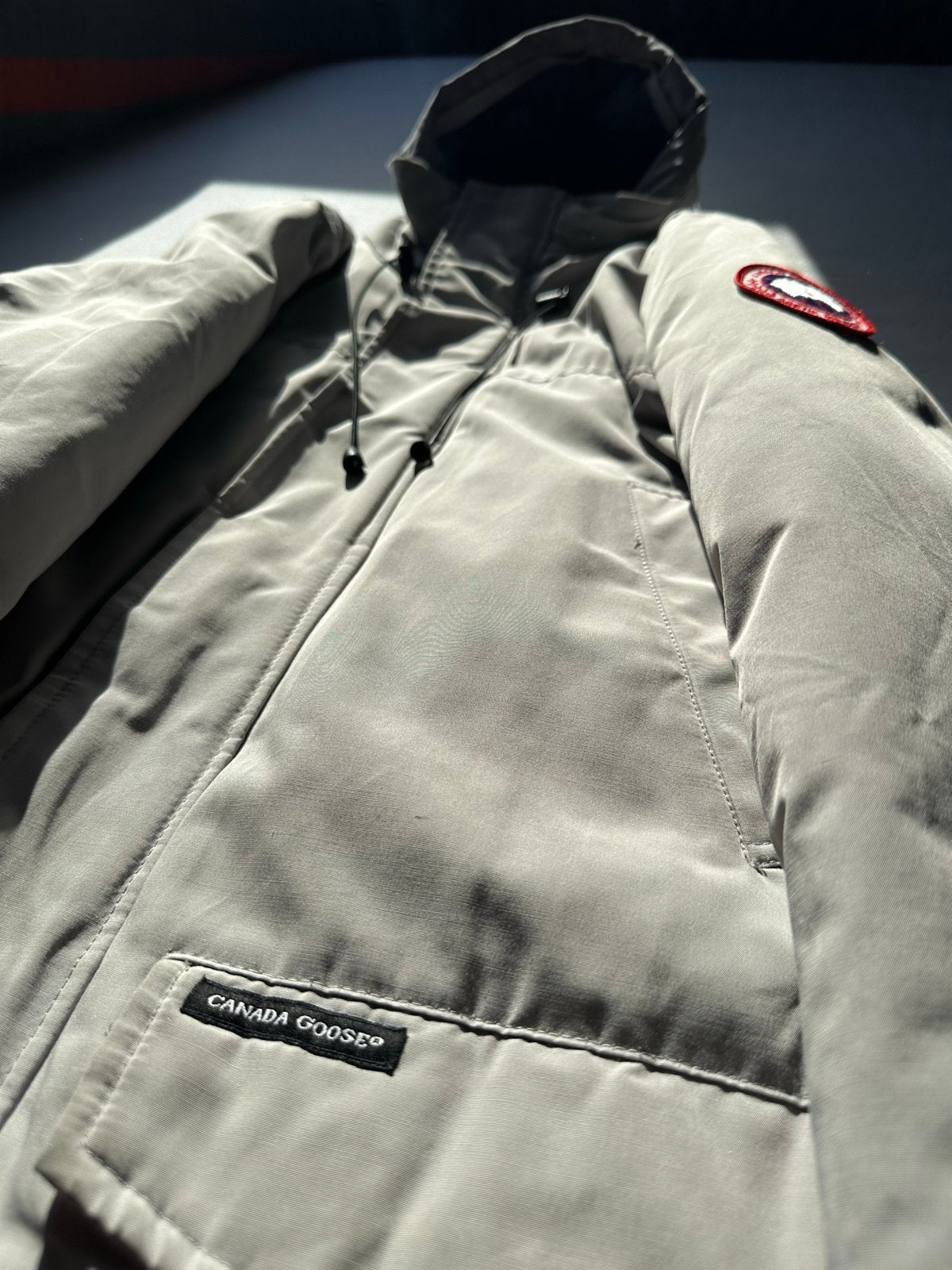 Canada Goose Winterjas Beige XL, Kleding | Heren, Jassen | Winter, Ophalen of Verzenden, Gedragen, Maat 56/58 (XL), Beige