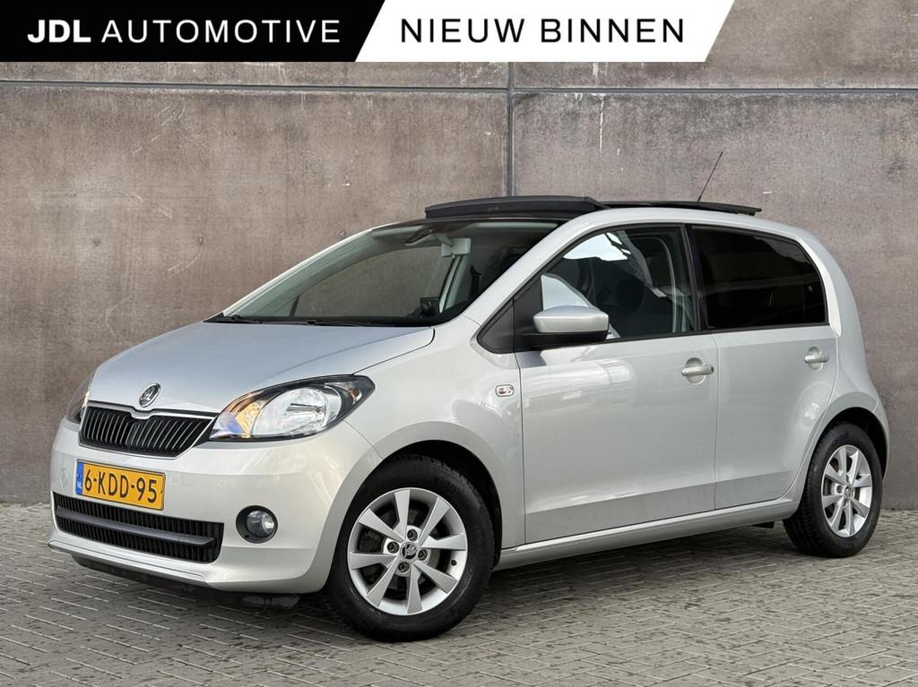 Skoda Citigo 1.0 Greentech Arctic Air | Panoramadak | Naviga, Auto's, Voorwielaandrijving, Euro 5, Gebruikt, Zwart