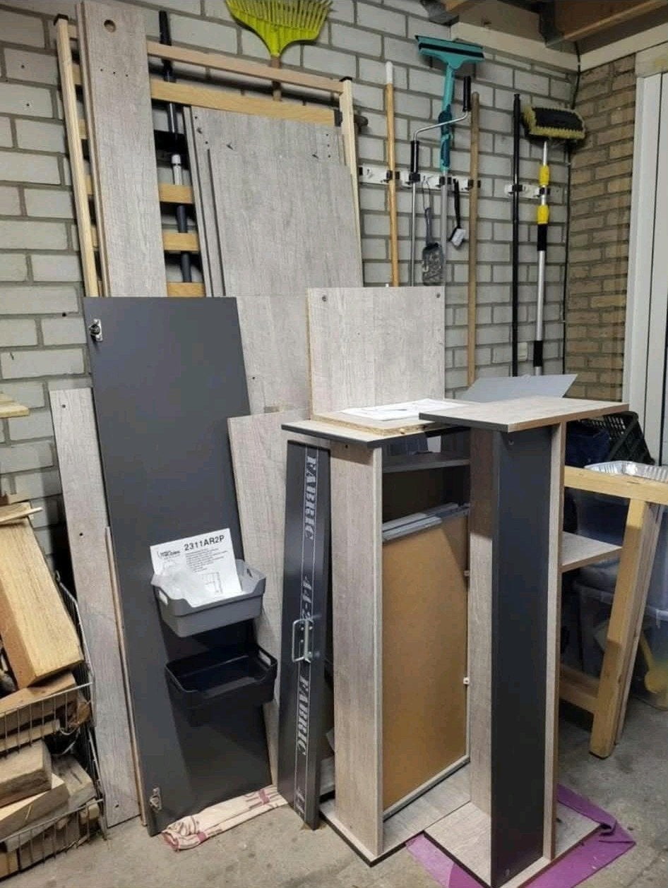 Tienerkamer set met bed, kast en bureau, Huis en Inrichting, Slaapkamer | Complete slaapkamers, Ophalen, Gebruikt, Eenpersoons