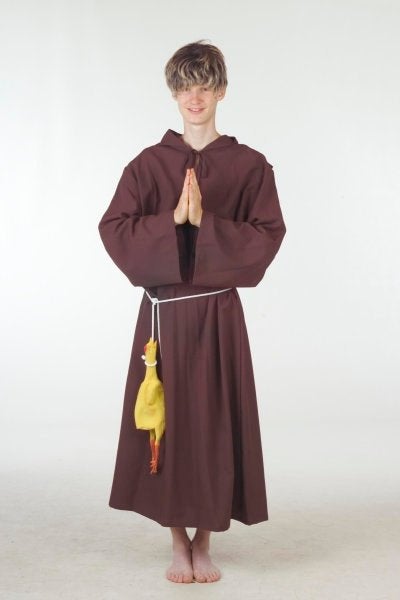 Pater kleding, Monnik outfit te huur, Ophalen of Verzenden, Zo goed als nieuw, Kostuum, Carnaval