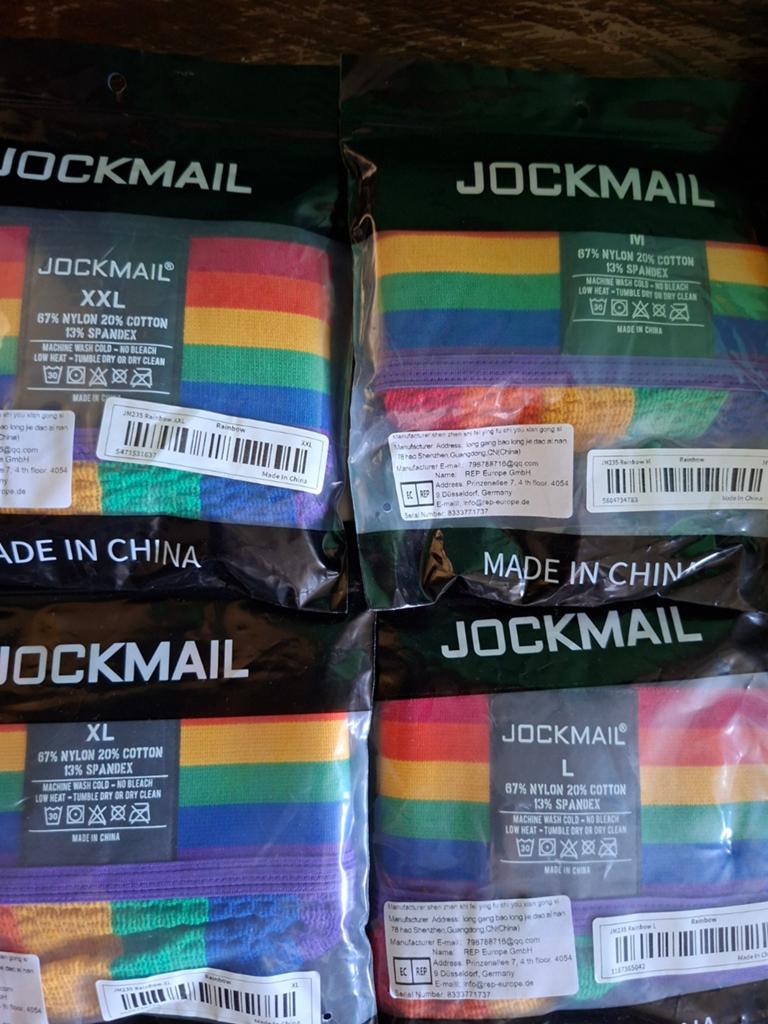 Jockmail Regenboog Jockstrap - Diverse Maten, Kleding | Heren, Ondergoed, Overige typen, Overige kleuren, Ophalen of Verzenden