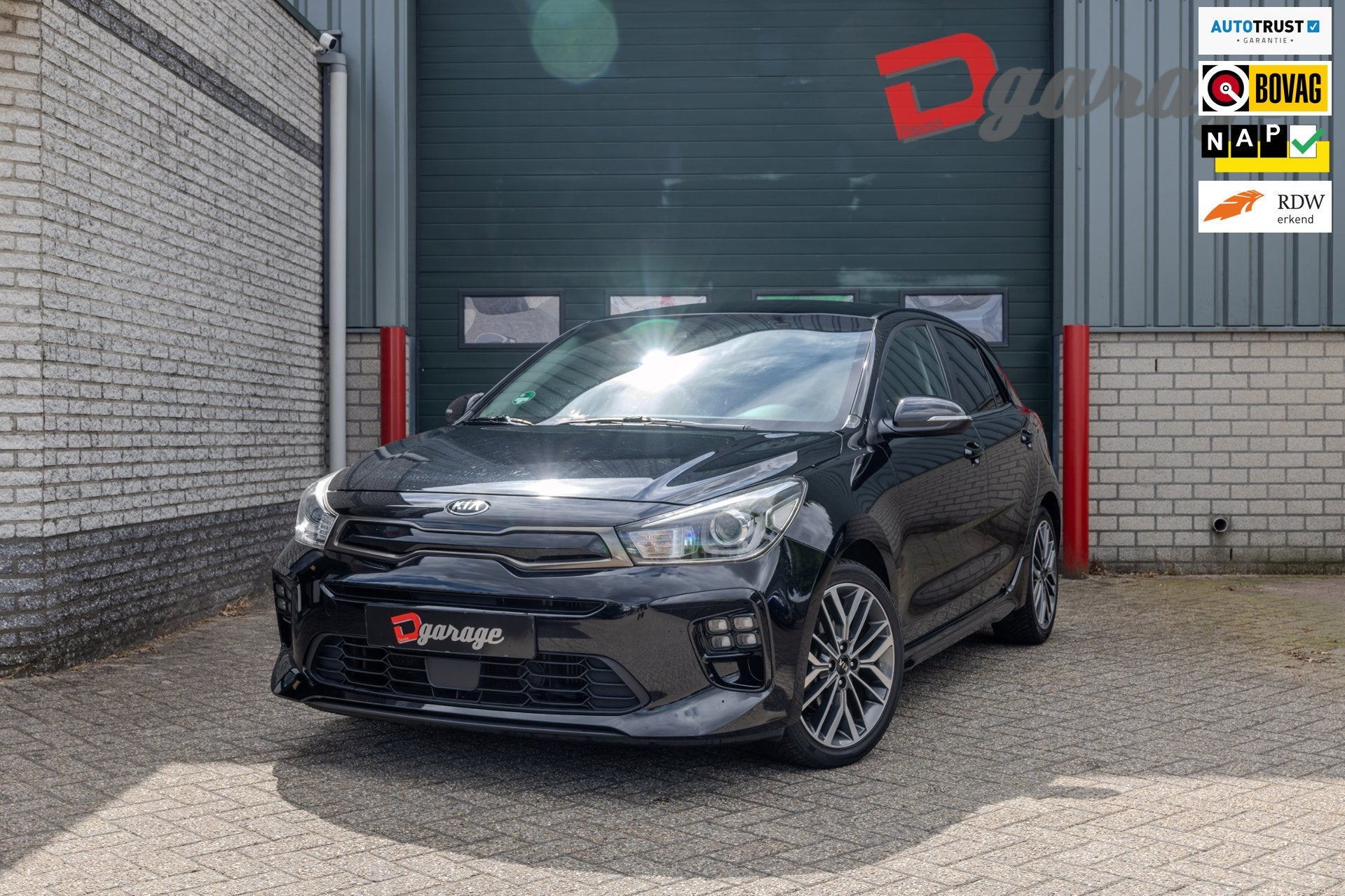 Kia Rio 1.0 TGDI GT-Line, Auto's, Dealer onderhouden, 450 kg, Gebruikt, Origineel Nederlands