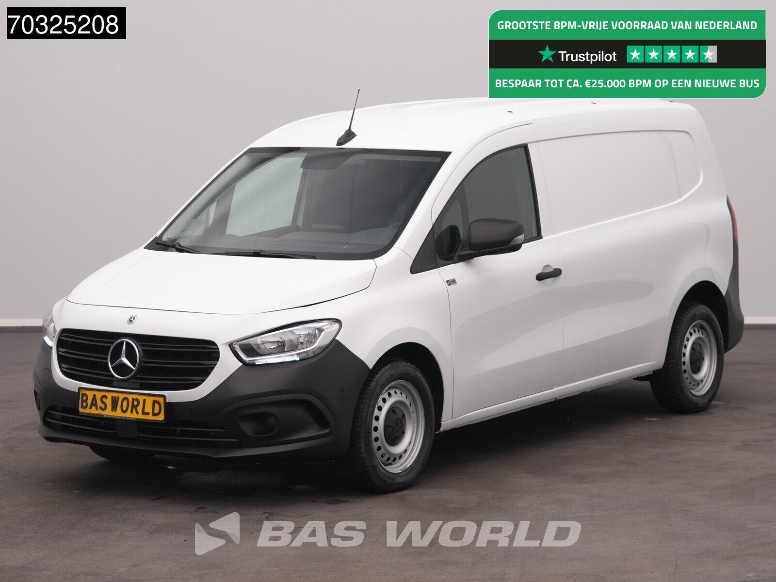 Mercedes Citan 112 L2H1 LED Airco Camera Cruise Parkeersenso, Stof, Gebruikt, Euro 6, 4 cilinders