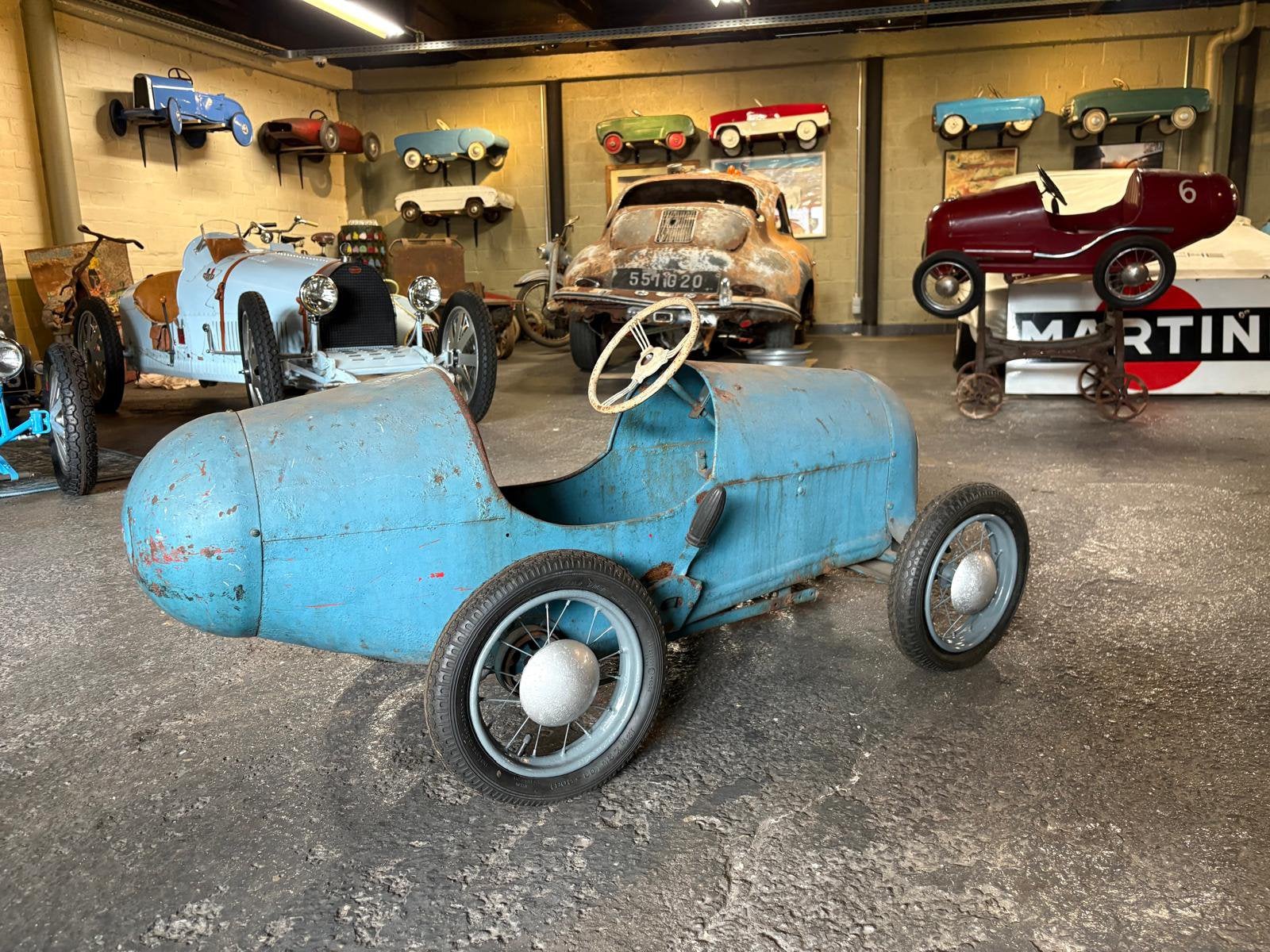 TRI ANG W125 Mercedes Racer Model (1937-1939) - Originele Pa, Ophalen of Verzenden, Gebruikt