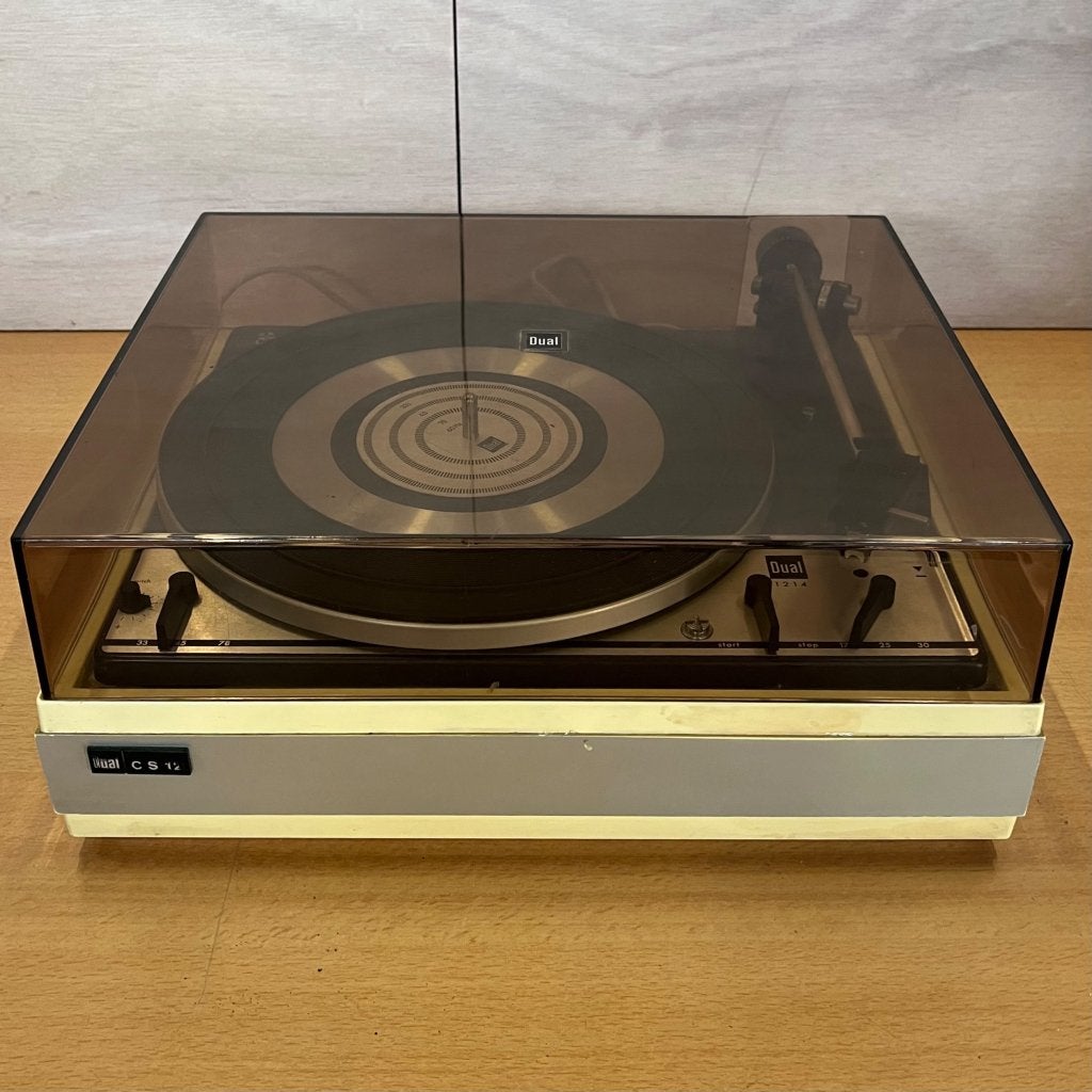 ✅ Vintage Dual CS 12 / Dual 1214 Platenspeler (opknapper), Audio, Tv en Foto, Niet ingevuld, Gebruikt, Niet ingevuld, Pitch-regelaar