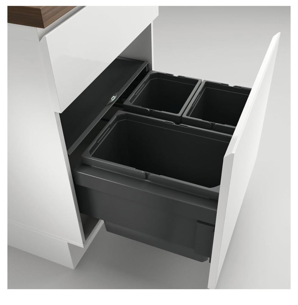 Nieuw Naber Cox Base 360S/500 3x afvalbak met bio deksel, Ophalen of Verzenden, Zo goed als nieuw, Minder dan 100 cm