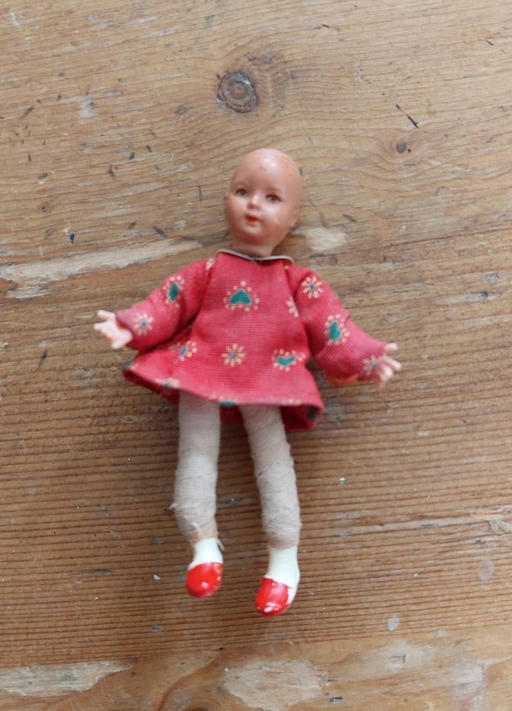Vintage Caco popje, Ophalen of Verzenden, Gebruikt, Poppenhuis