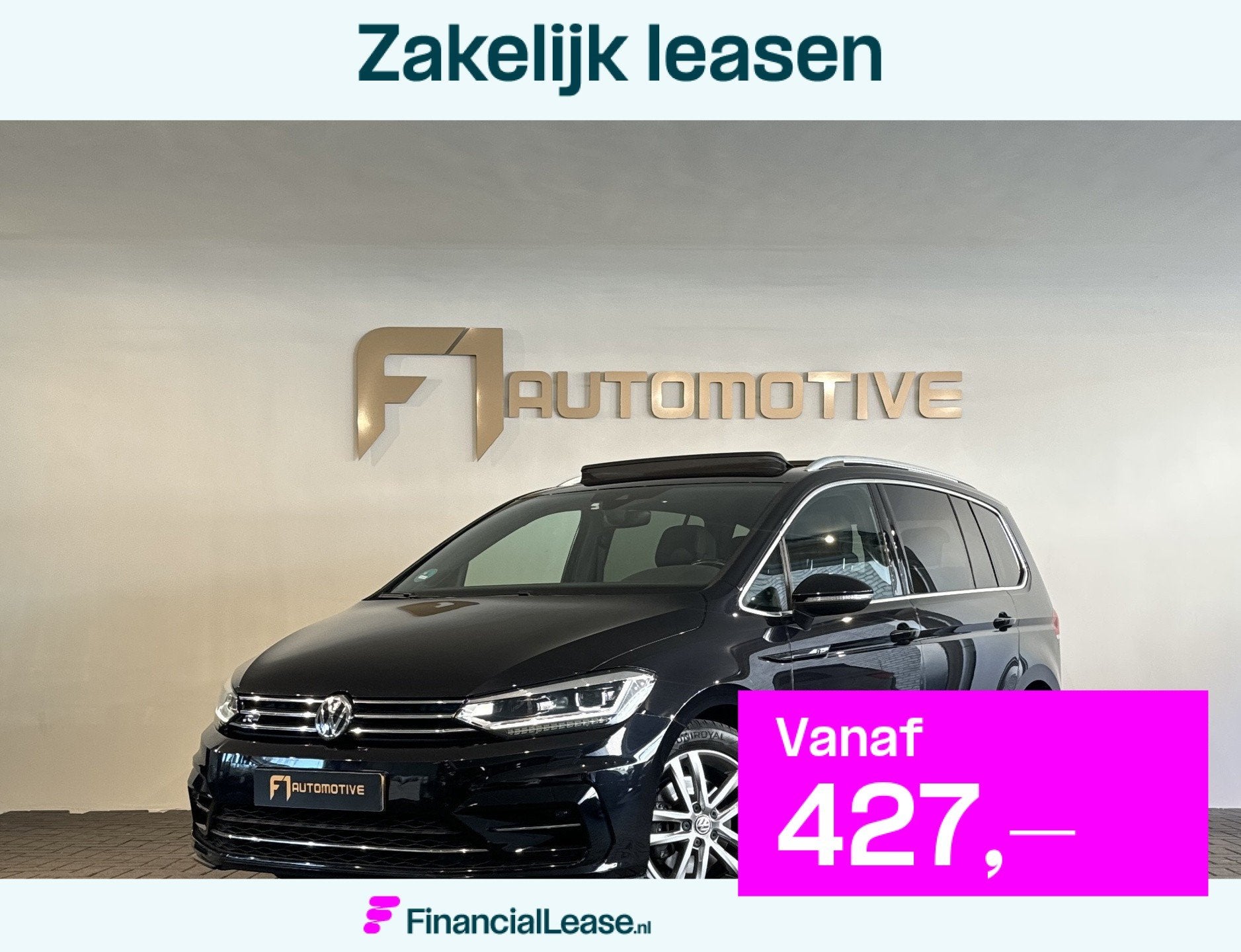 Volkswagen TOURAN 1.5 TSI R-Line 7p Pano|ACC|Keyless|Stoelve, 15 km/l, Euro 6, 4 cilinders, 150 pk