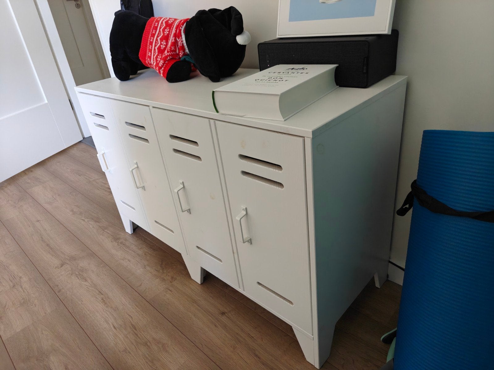 WOOOD Stijn lockerkast wit 65x103x40 cm, Ophalen, Gebruikt, Industrieel, Modern, Scandinavisch