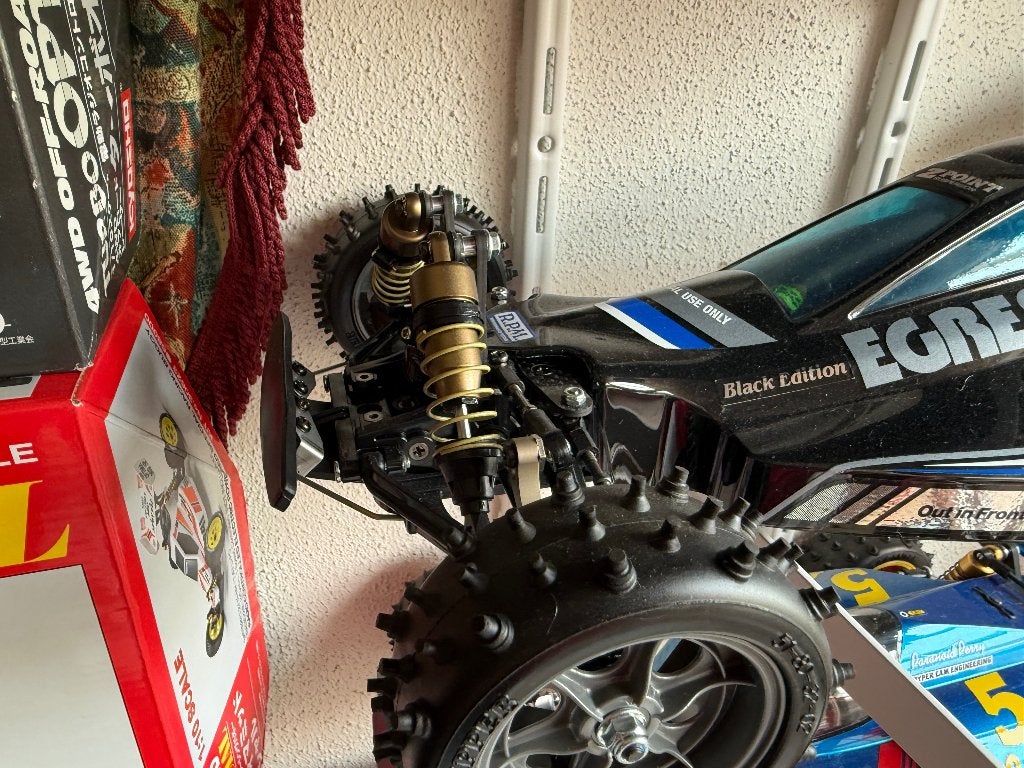 Nieuwe Tamiya Egress black edition, Auto offroad, Nieuw, Schaal 1:10, Ophalen