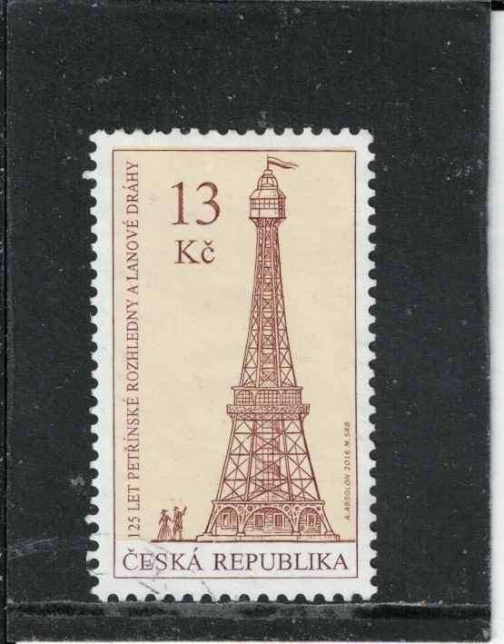 Tsjechië michel 877, Verzenden, Overige landen, Gestempeld