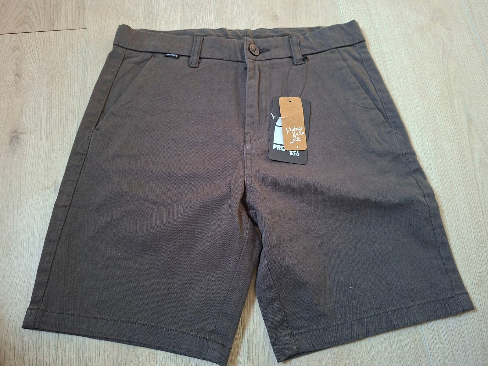 Nieuwe taupe bermuda van Protest,  maat 164, Kinderen en Baby's, Kinderkleding | Maat 164, Broek, Protest, Nieuw, Ophalen of Verzenden