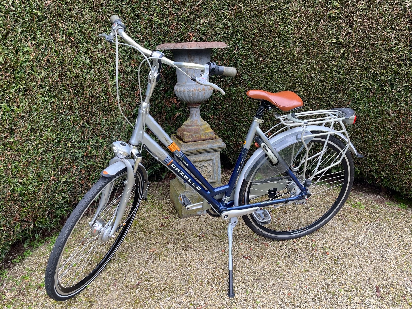 Gazelle Orange 53cm Limited Edition, Ophalen, Gebruikt, Velgrem, Versnellingen