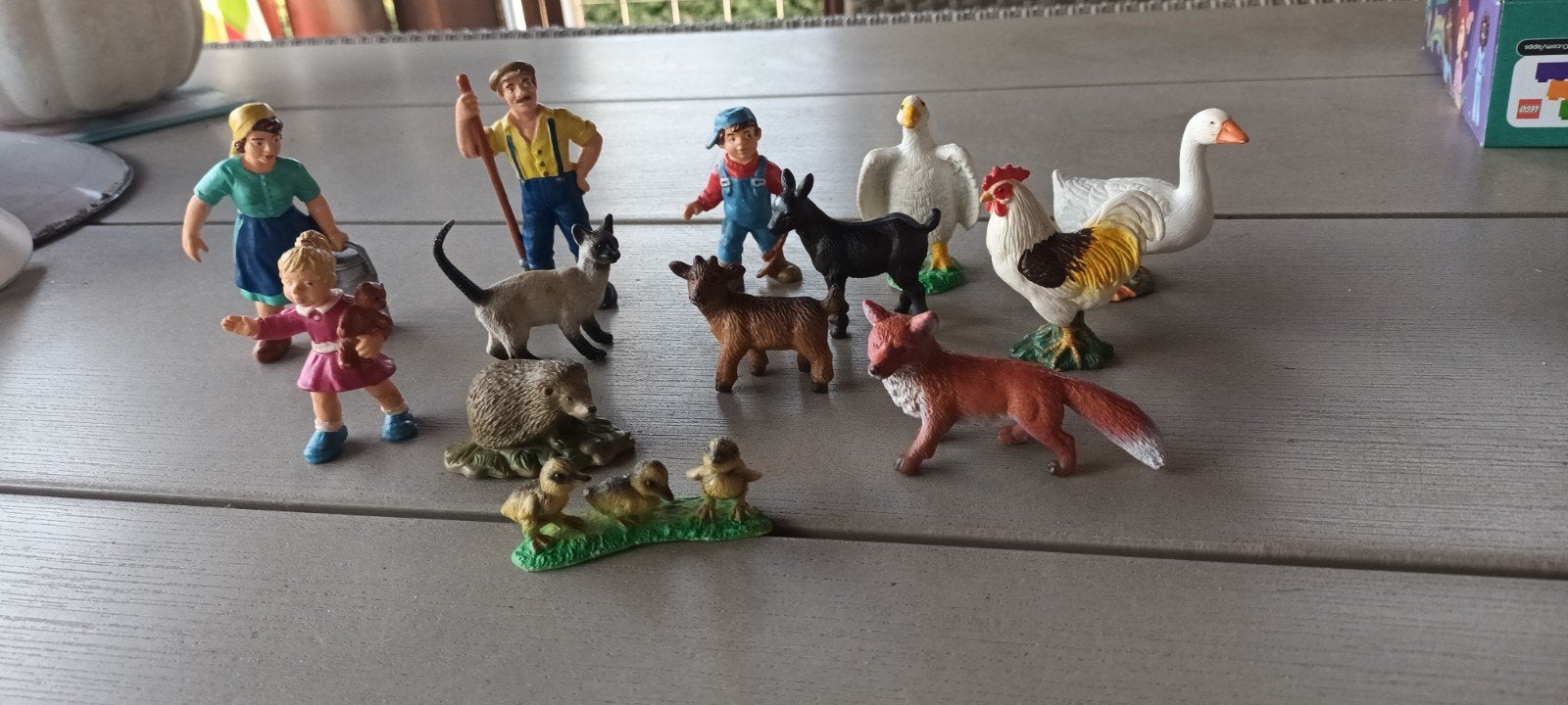 Boerderij bulland en schleich- Dieren en mensen, Ophalen of Verzenden, Gebruikt