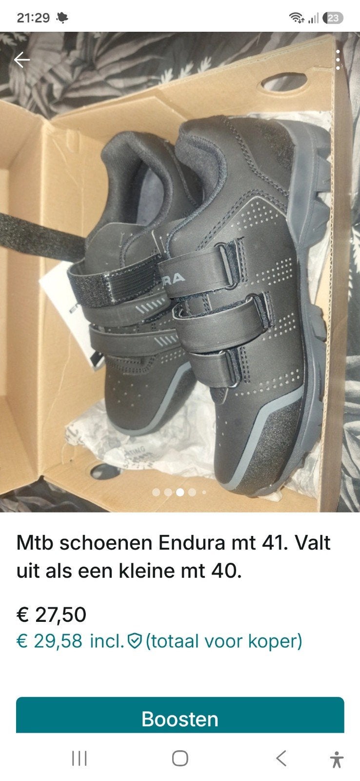 Nieuwe Endura MTB schoenen maat 41 (valt als 40), Fietsen en Brommers, Ophalen of Verzenden, Nieuw, Schoenen