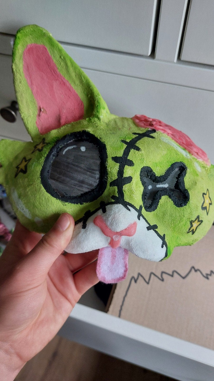 Therian zombie masker, Ophalen of Verzenden, Overige typen