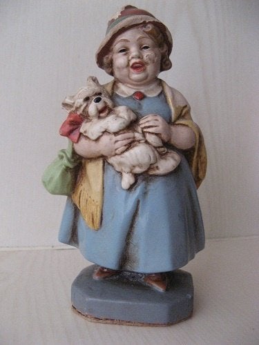 Zeer oud en leuk Friedel beeldje jaren 30, Ophalen of Verzenden, Gebruikt, Mens