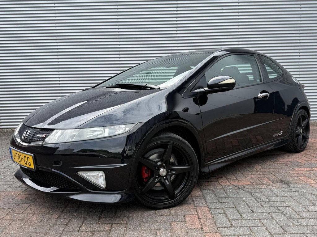 Honda Civic 1.8 Type S Sport Airco Cruise MF Stuur Trekhaak, Auto's, Voorwielaandrijving, Gebruikt, Zwart, 4 cilinders