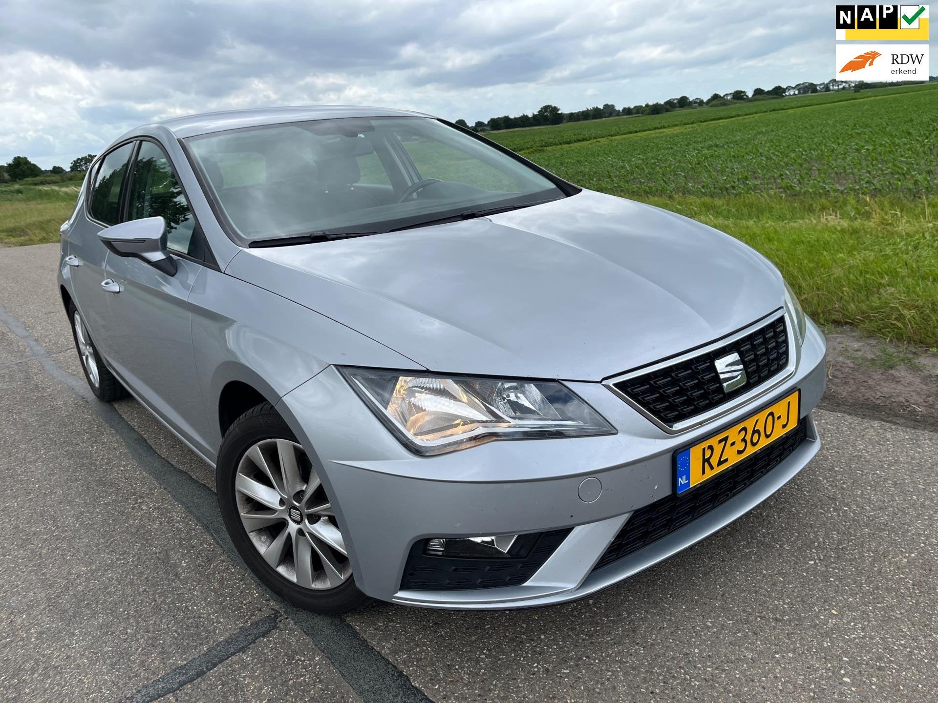 Seat Leon 1.4 TGI Style / 2018, Auto's, Voorwielaandrijving, Gebruikt, Euro 6, 4 cilinders