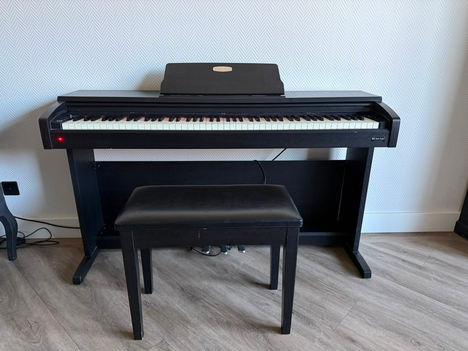 Te koop elektrische Piano YP 200, Ophalen, Zwart, Digitaal, Zo goed als nieuw