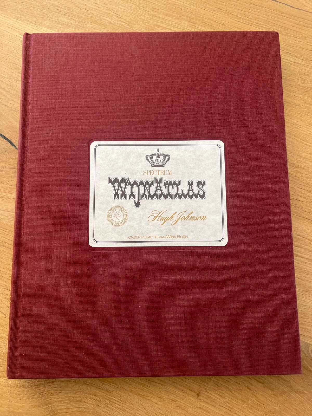 Wijnatlas Hugh Johnson - Spectrum, Gelezen, Overige atlassen, Ophalen of Verzenden, 1800 tot 2000
