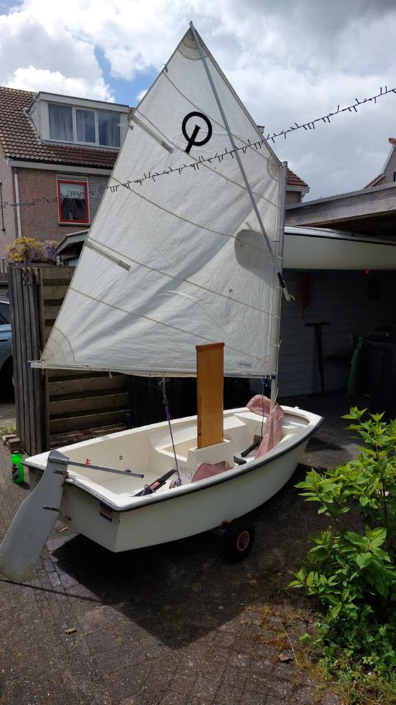 Lichte, snelle Optimist, Optimist, Ophalen of Verzenden, Gebruikt, Polyester
