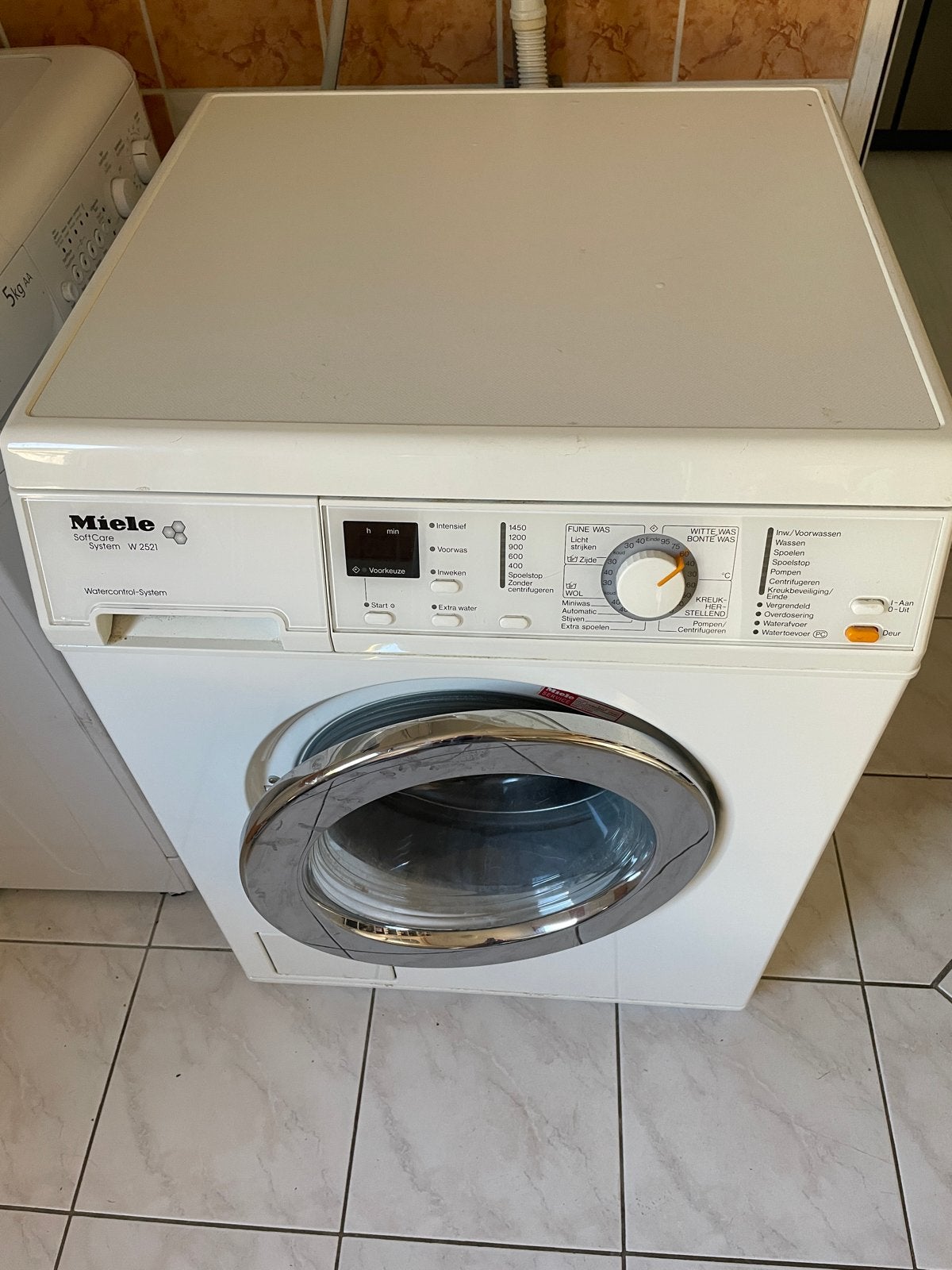 Miele SoftCare System W 2521 Wasmachine, Ophalen, Gebruikt, Voorlader, Wolwasprogramma