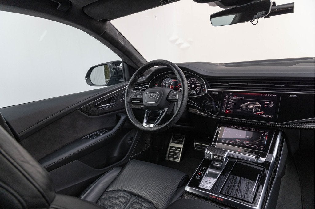 Audi RSQ8-R ABT 4.0 TFSI 740pk Quattro 1 of 125 B&O Advanced, Auto's, Audi, Gebruikt, 4x4, Zwart, Leder